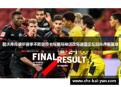 勒沃库森德甲赛季不败登顶书写黑马神话改写德国足坛旧秩序新篇章