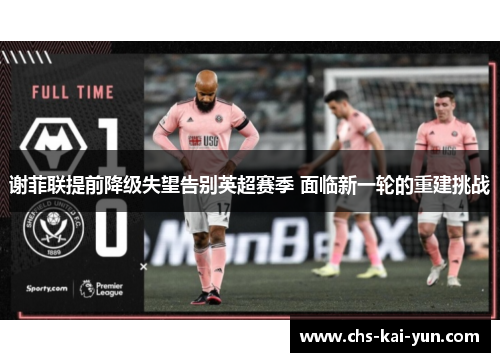 谢菲联提前降级失望告别英超赛季 面临新一轮的重建挑战